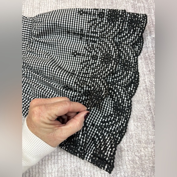 LRL Lauren Womens Gingham Plaid Top Size 2X Black Country Picnic Office Everyday - Picture 8 of 10